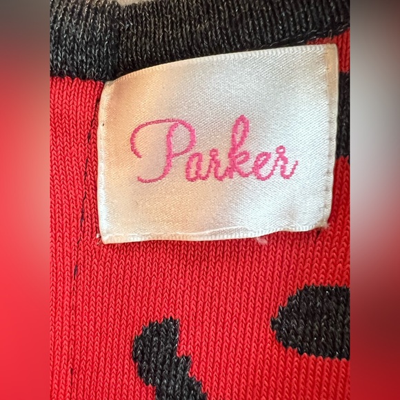 Parker Knit Dress - Grey & Red Size Small - Picture 9 of 9